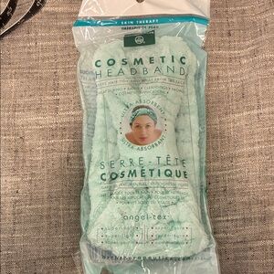 NWT Earth Therapeutics Cosmetic Headband Terry Soft Mint Green
